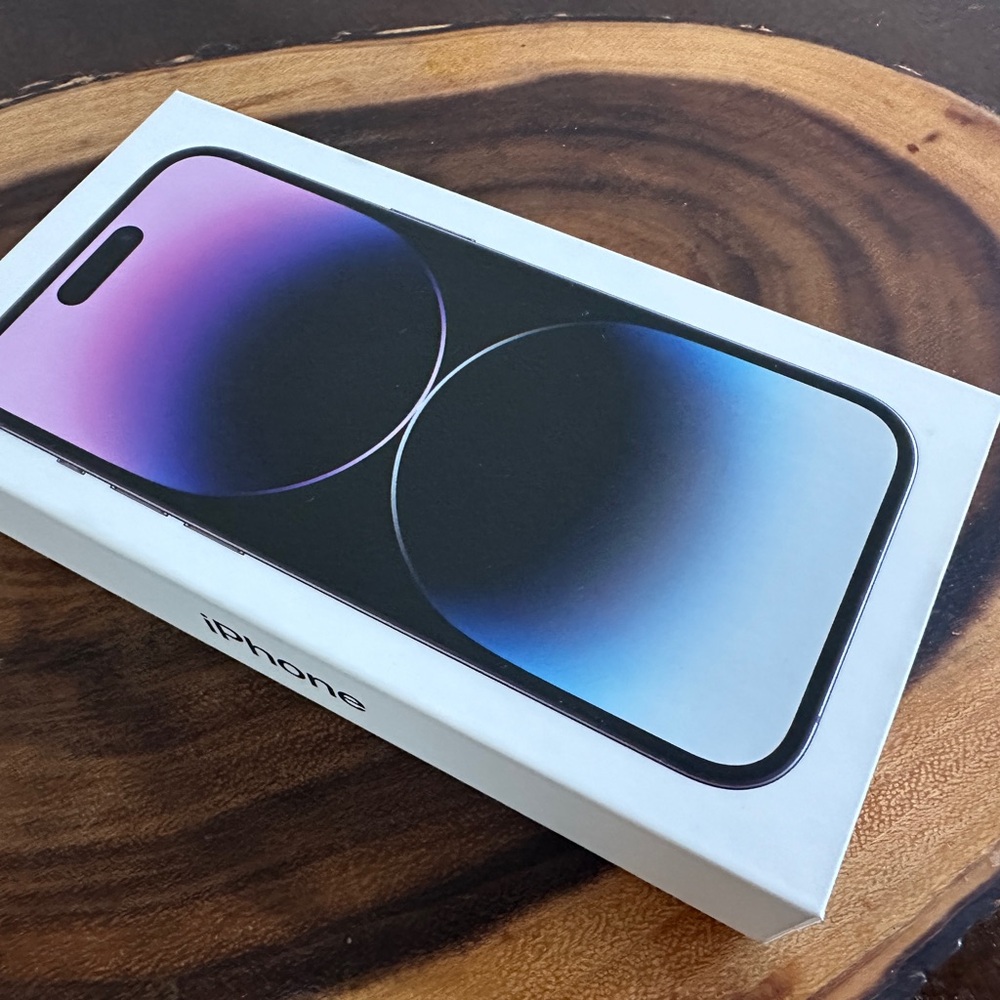 BOX ONLY for Apple iPhone 14 Pro in Deep Purple 256Gb - Picture 6 of 6